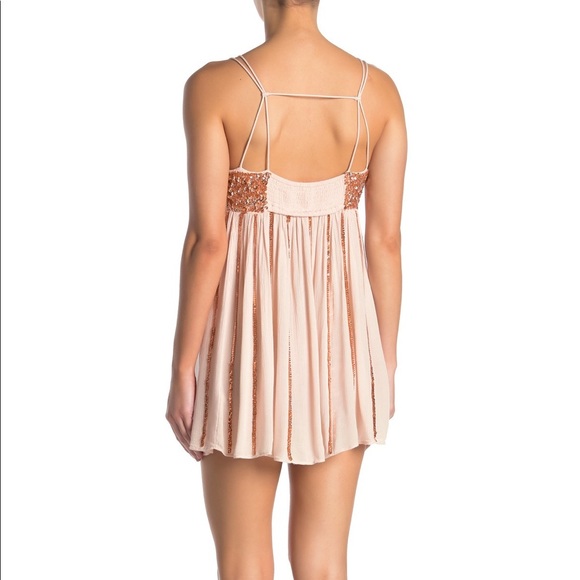 Free People Love Story Sequin Mini Dress - Picture 2 of 8